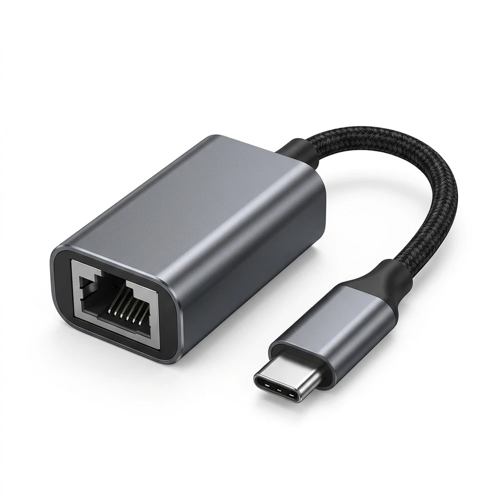 Ugreen USB Type-C 3.1 Gigabit Ethernet Dönüştürücü Adaptör (10/100/1000 Mbps RJ45) | Alüminyum Gövde • DoIP & ENET Uyumlu